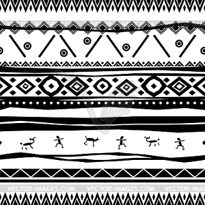 Background in black and white - vector image