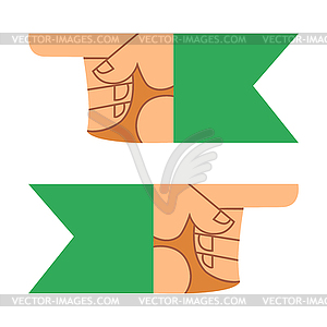 Cursor pointer finger hand - vector clipart