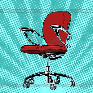 Modern office chair graphic - vector image