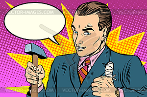 Inept repair business concept - royalty-free vector image