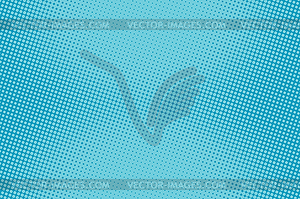 Retro comic blue background raster gradient halftone - vector image