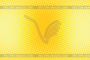 Orange yellow halftone pop art retro background - vector EPS clipart