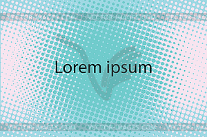 Lorem ipsum green abstract pop art retro background - vector clip art