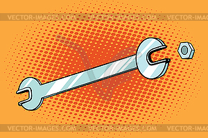 Wrench work tool - vector clip art