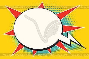 Comic bubble bomb cloud - vector clip art