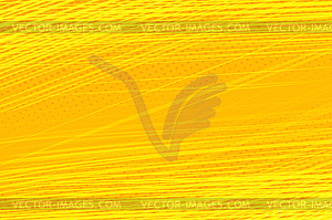 Line scratches yellow background - vector image