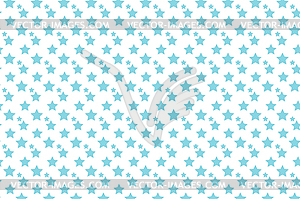 Blue stars pop art background - vector clipart