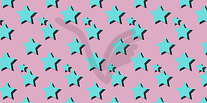 Звезды розовый фон - векторное изображение клипарта