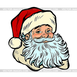 Santa Claus character, Christmas and New year - vector clipart / vector image