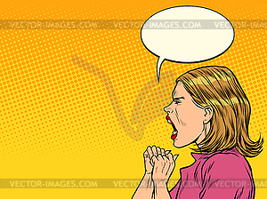 angry woman clip art