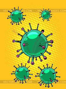 Вирус коронавируса covid19 - изображение в векторном формате