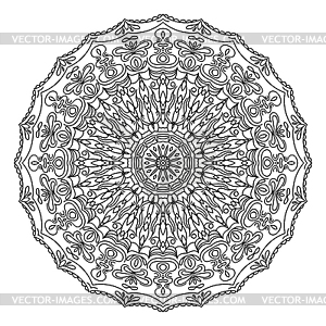 Flower Mandala - vector image