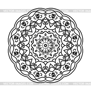 Flower Mandala - vector clipart