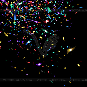 Bright Colorful Confetti - vector image