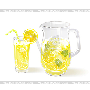 Vector Pitcher of Lemonade