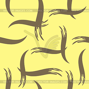 Paint strokes seamless pattern - vector clipart