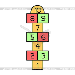 hopscotch clipart