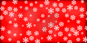 Christmas snowflakes background - vector clipart