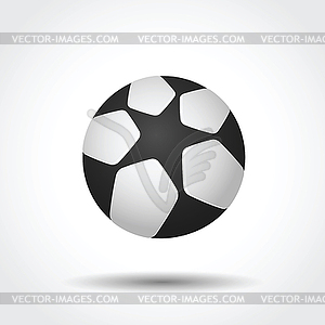 Soccer ball icon - vector image