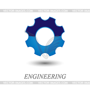 Gear logo - vector clipart