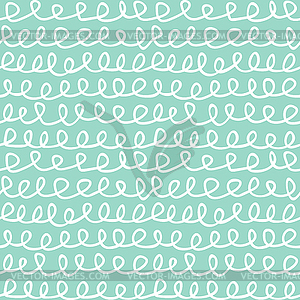 Abstract Knots Seamless Pattern Doodle Texture - vector clip art