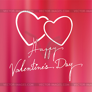 День Святого Валентина фона открытки - векторный клипарт
