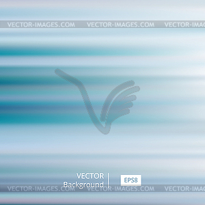 Abstract Blue Striped and Blurred Background - stock vector clipart