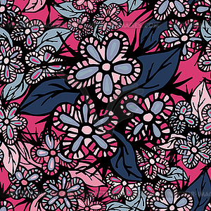 Boho Style Seamless Pattern - vector image