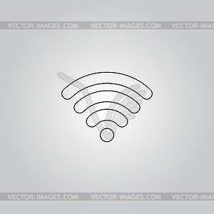 Free wi fi Icon - vector clipart