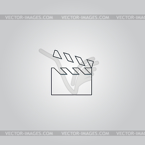 Movie film icon - vector clipart