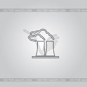 Factory icon - vector clipart