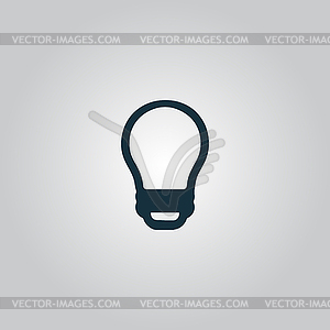 Led lamp, bulb - vector image