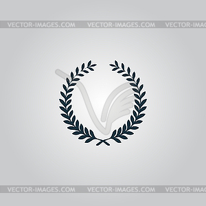 Victory laurel wreath - royalty-free vector image