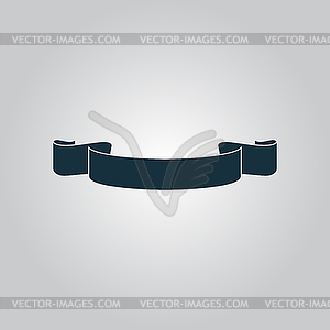 Simple ribbon - vector image