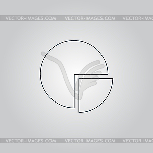 Pie chart - vector clipart