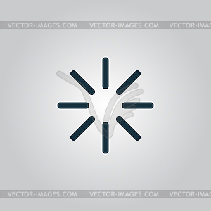 Waiting, Streaming, Buffering, Play, Go. please wait - vector clipart