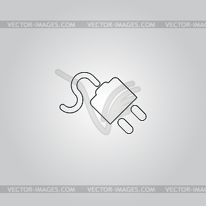 Power cord - vector clipart