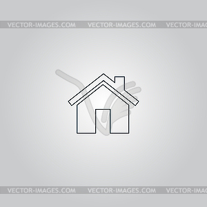 Small house - vector clip art