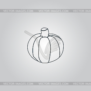 Pumpkin icon - vector image