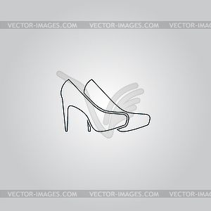 Pair of shoes - vector clip art