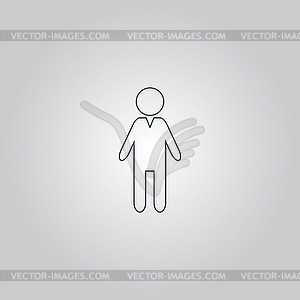 Boy icon - vector clipart