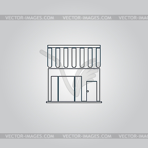Shop icon - vector clip art