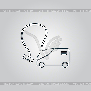 Vacuum cleaner icon - vector clip art