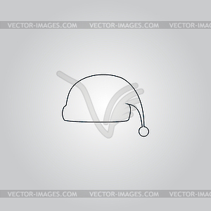 Santa hat icon - vector image