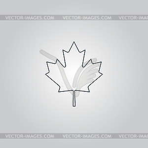 Maple leaf - vector clipart