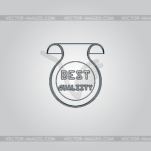 Best Quality Icon, Badge, Label or Sticker - vector image