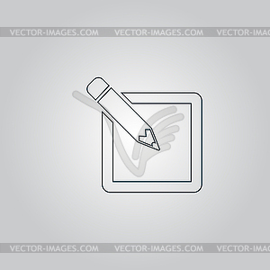 Subscribe icon - vector clip art