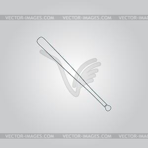 Baseball bat icon - vector clip art