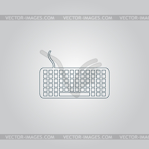 Keyboard icon - vector clipart / vector image