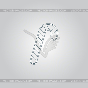 Candy cane - vector EPS clipart
